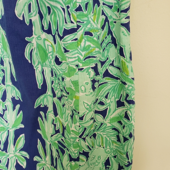 Lily Pulitzer Koala of the Wild Lea Racerback Shift Dress Tropical Womens Size 4 - Picture 4 of 11